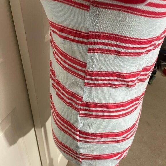 Ella Moss vintage sold by Anthropologie Cap Sleeve Tee with V-neck & knot, M - Picture 12 of 15